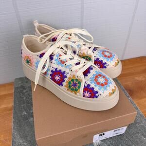 Dirty Laundry Multicolor Embroidered Sneakers